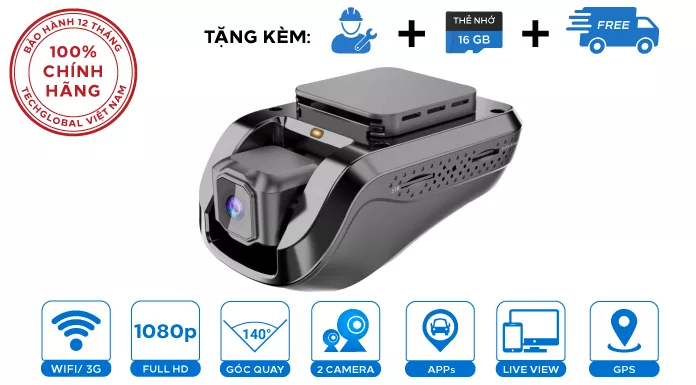 Camera hành trình JC100 Wifi GPS 3G