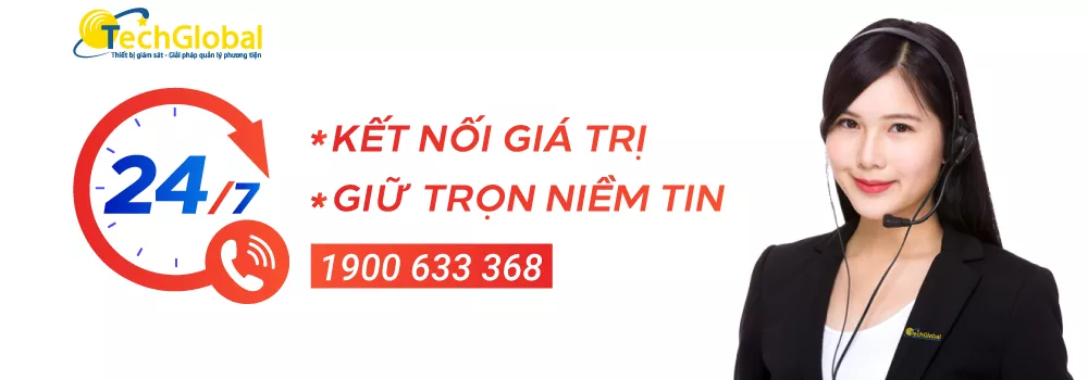 TechGlobal tư vấn hỗ trợ 24/7 khi lắp camera hành trình JC200 chính hãng