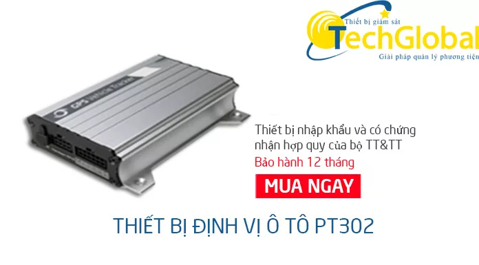 Thiết bị định vị ô tô PT302 của TechGlobal cung cấp