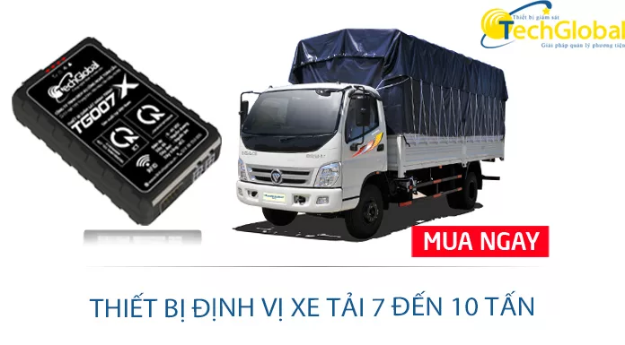 Thiết bị định vị xe tải 7 tấn đến 10 tấn