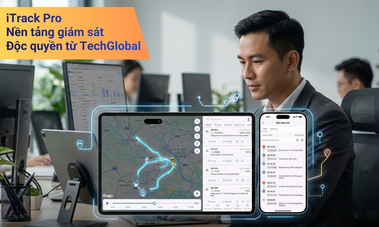 iTrack Pro - Ứng dụng quản lý định vị GPS Ô Tô, Xe Máy & Hàng Hóa