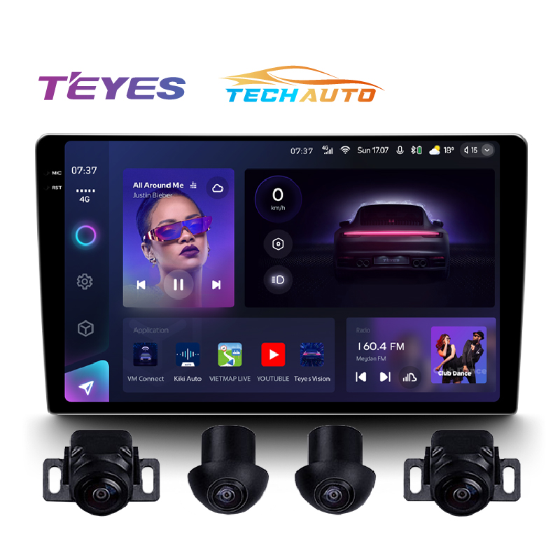 Màn Hình Android Teyes CC3 2K Cam360