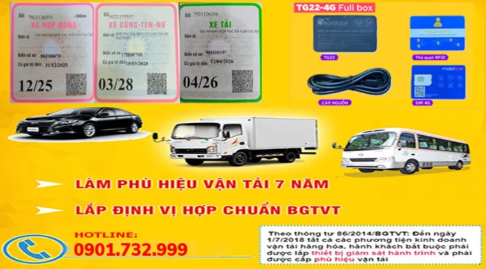 Quy định về cấp phù hiệu vận tải, biển hiệu