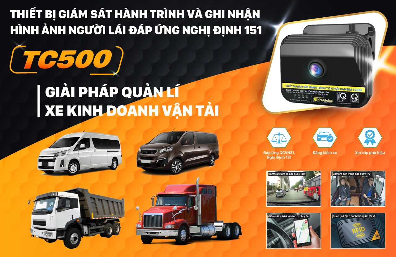 Camera Nghị định 10: Quy định mới nhất 2025 & Giải pháp lắp đặt cho xe kinh doanh