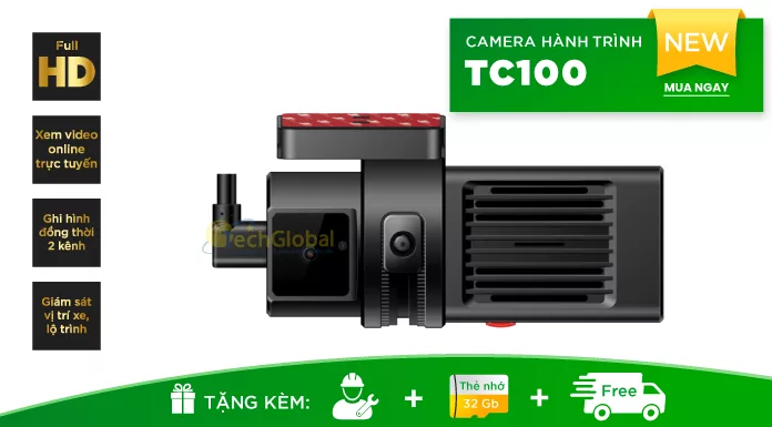 Camera Hành Trình Trực Tuyến TC100 - Giám Sát Xe Toàn Diện