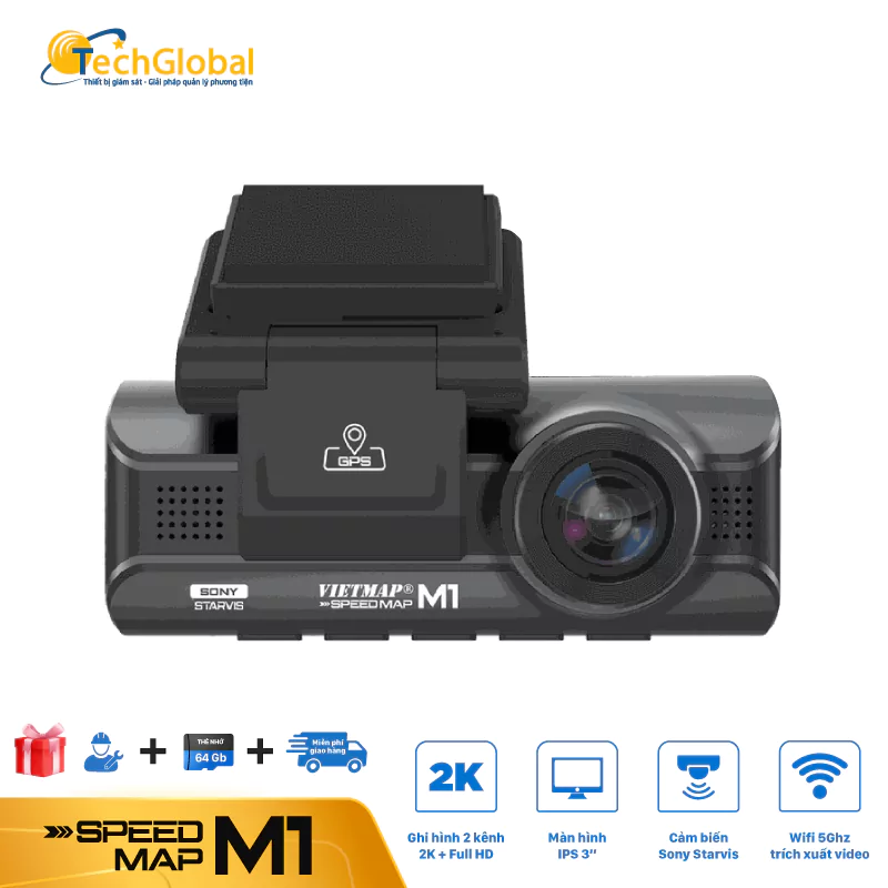 Camera Hành Trình Vietmap M1 Siêu Phẩm Cảnh Báo Giao Thông