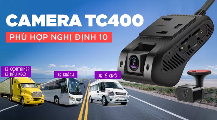 Camera Giám Sát Hành Trình Ô Tô Chuẩn Nghị Định 10 TC400 CAM-ND10