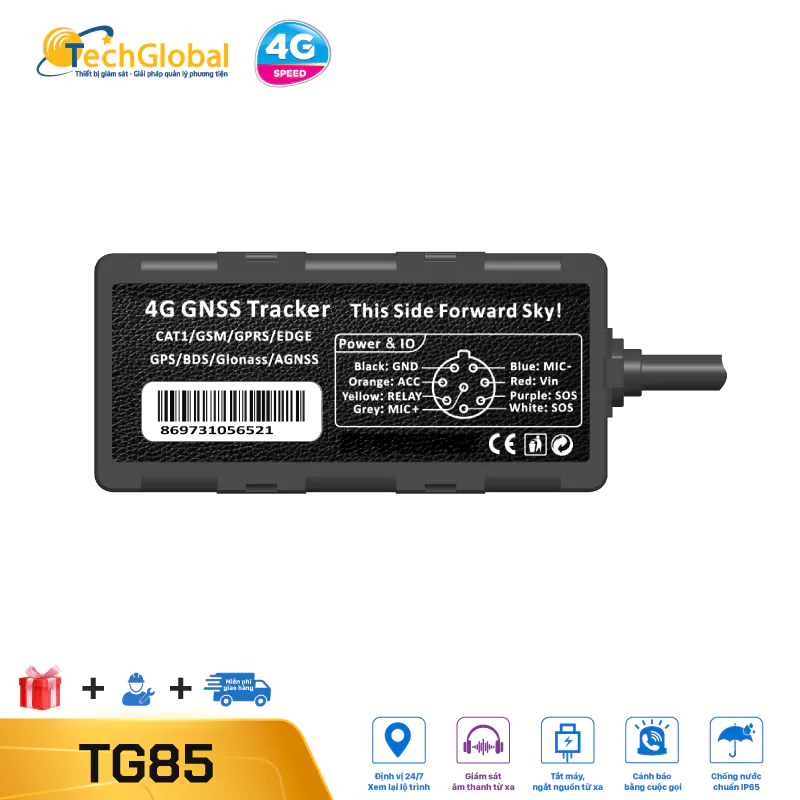 Thiết Bị Định Vị 4G TG85 - Định Vị Chính Xác -  Giám Sát Âm Thanh