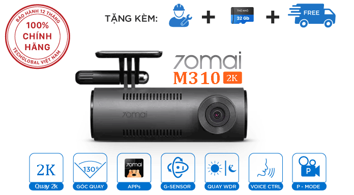 Camera Hành Trình 70mai Dash Cam M310