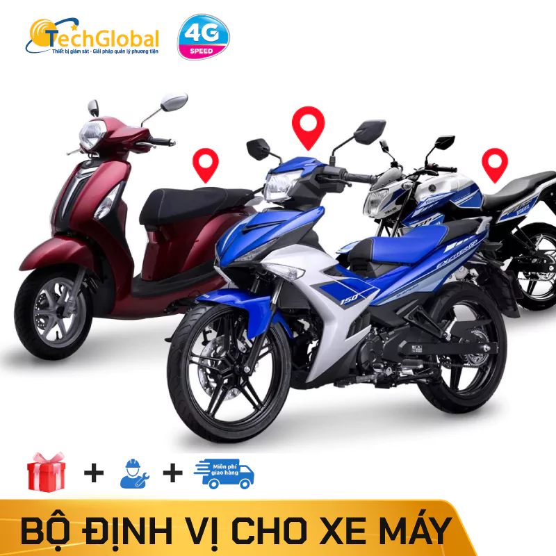 Bộ định vị gps cho xe máy nhỏ gọn dấu kín - Đạt hợp quy GSM