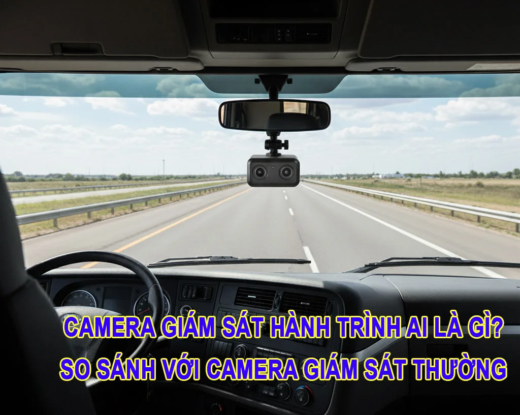 Camera giám sát hành trình AI là gì? Khác gì vs camera giám sát thường Camera giám sát hành trình AI là gì? Khác gì vs camera giám sát thường
