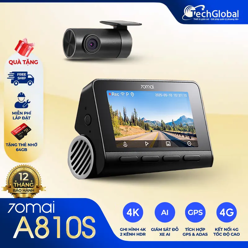 Camera hành trình 70mai A810S