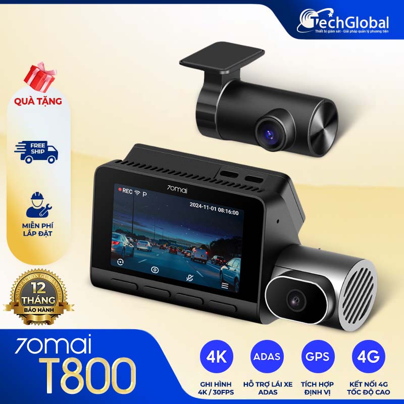 Camera hành trình 70mai T800 4K