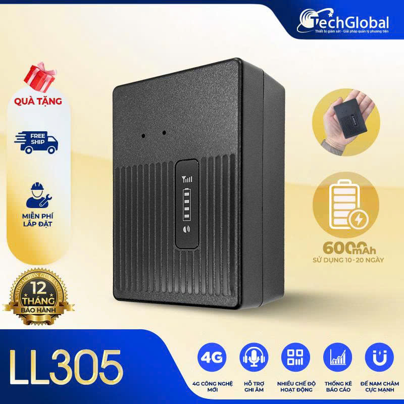 Thiết Bị Định Vị Chạy Pin LL305 - 6000mAh Từ 15-20 Ngày