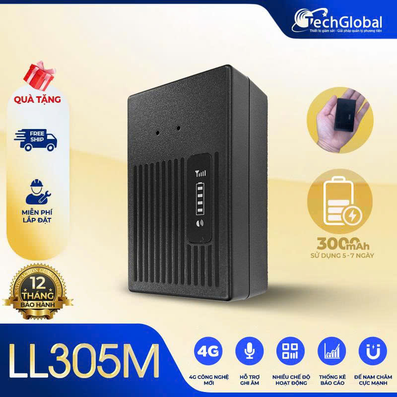 Thiết Bị Định Vị Chạy Pin LL305M - 3000mAh Từ 7-10 Ngày