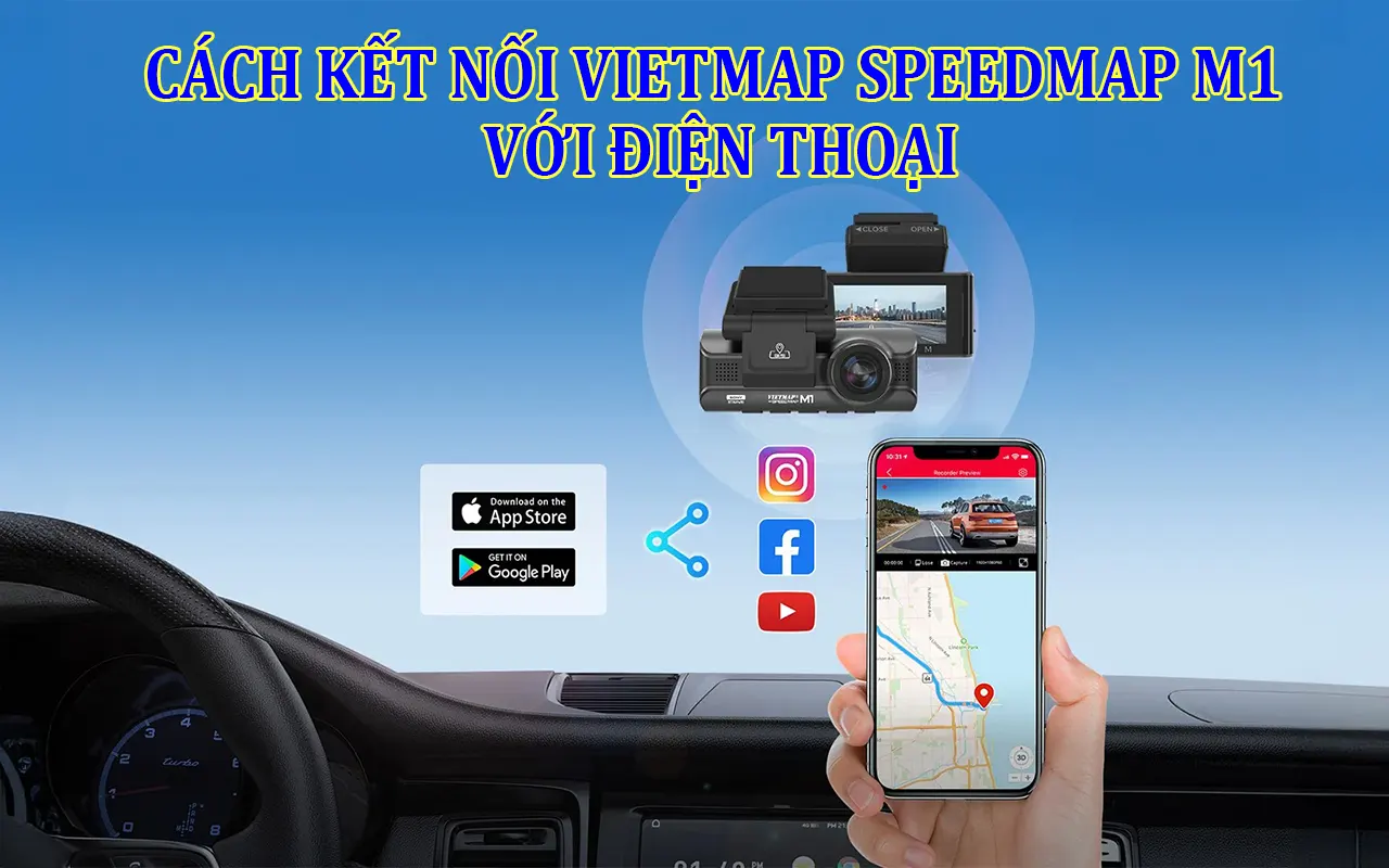 Cách kết nối Vietmap M1 với điện thoại: 3 bước dễ nhất (Thành công 100%)