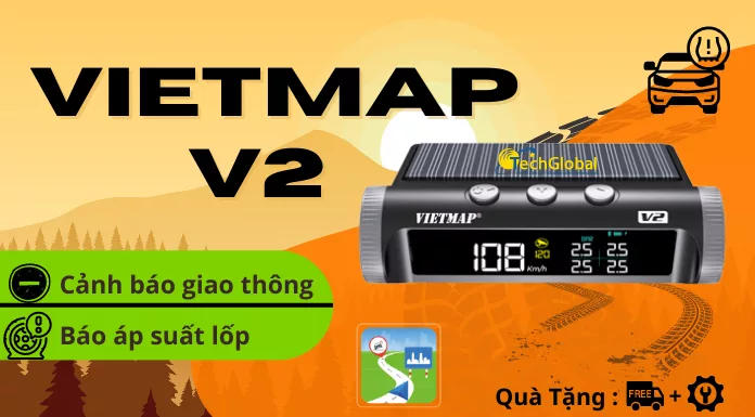 Cảm Biến Áp suất Lốp Vietmap V2 - Cảnh Báo Giao Thông