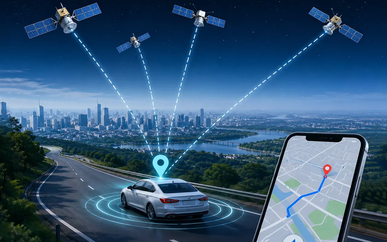 Nguyên lý định vị GPS ô tô hoạt động như thế nào? Giải thích chi tiết từ A-Z