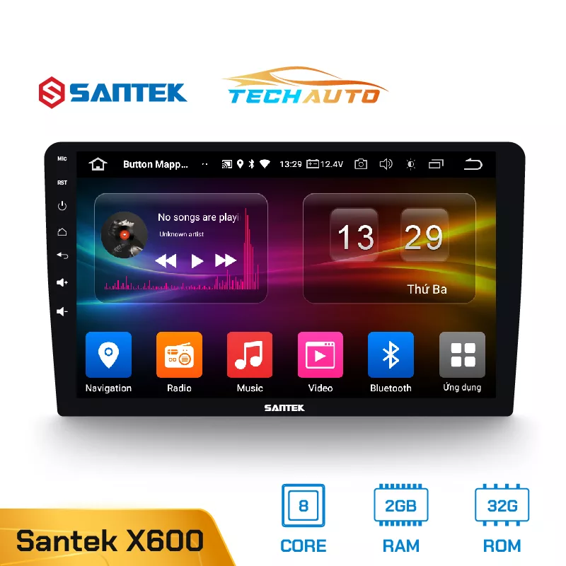 Màn Hình Android Santek X600 Giá Tốt