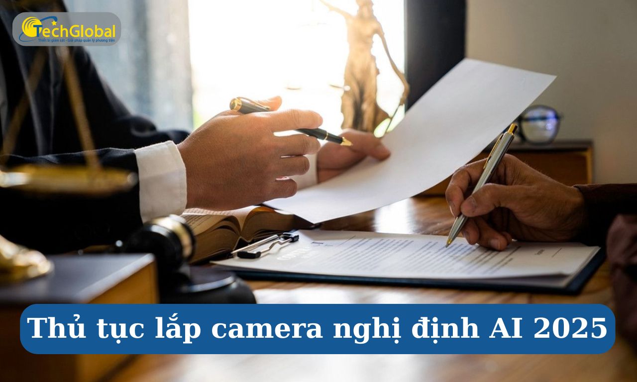 [Cập nhật] Thủ tục lắp camera nghị định AI hồ sơ bắt buộc 2025