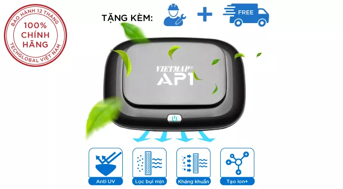 Máy Lọc Không Khí Vietmap AP1 Công Nghệ UV Kháng Khuẩn