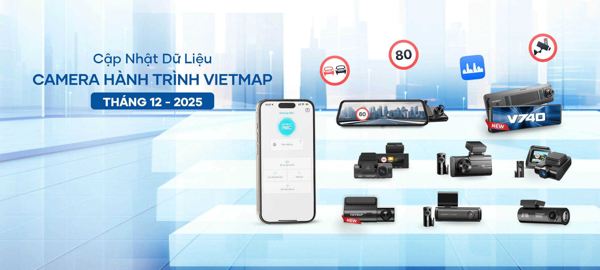 THÔNG BÁO CẬP NHẬT DỮ LIỆU CAMERA HÀNH TRÌNH VIETMAP THÁNG 12/2025