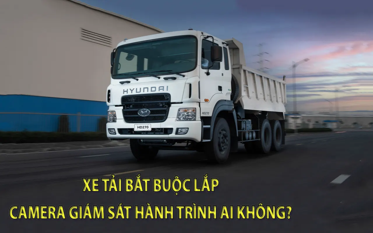 Xe tải có phải lắp camera giám sát hành trình AI không?