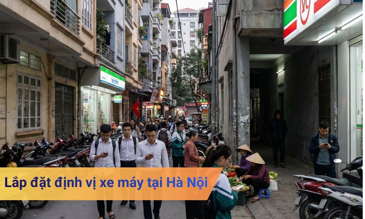 Lắp định vị xe máy tại Hà Nội - Hỗ trợ tận nơi!