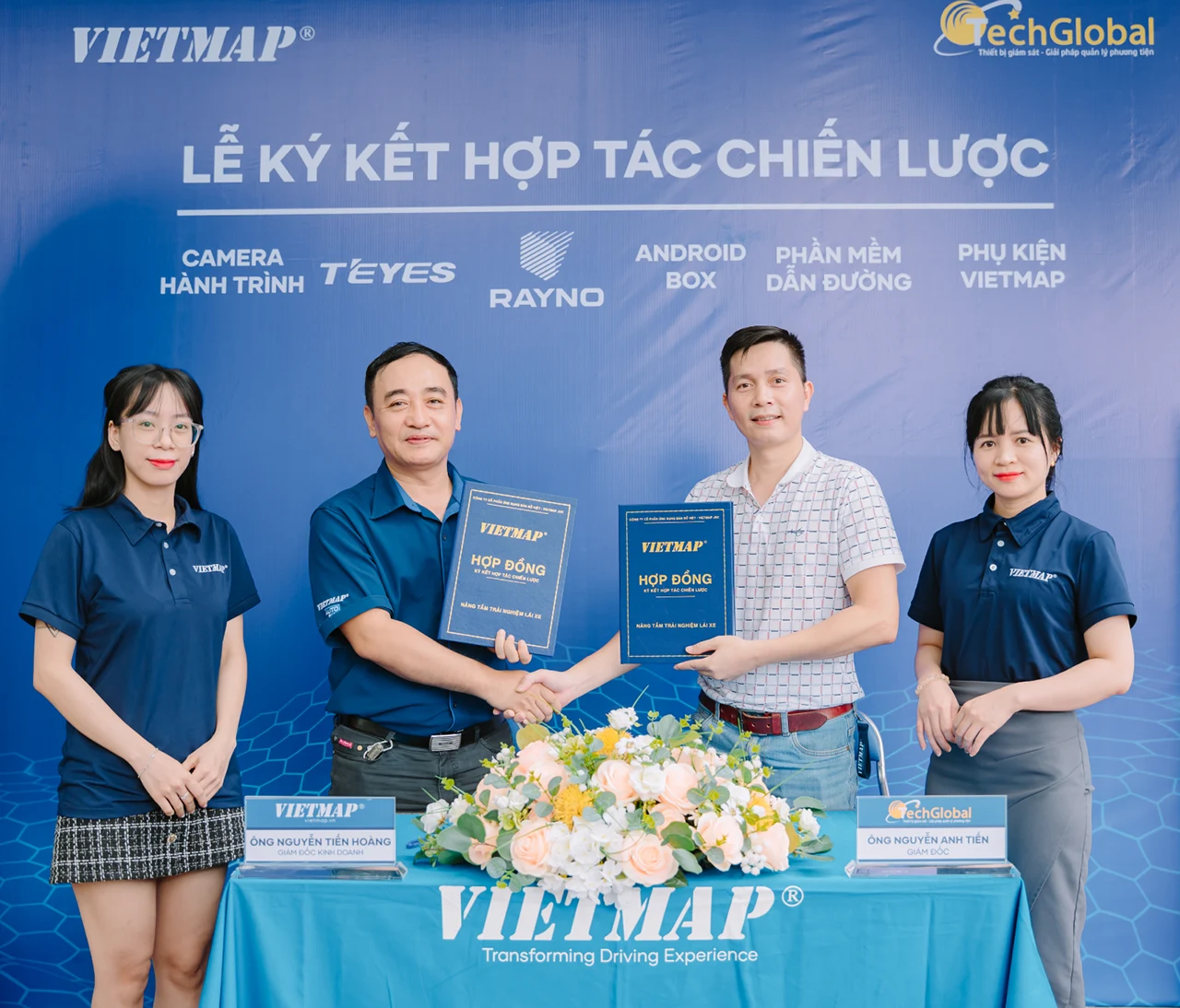 Lễ ký kết hợp tác chiến lược Vietmap - TechGlobal