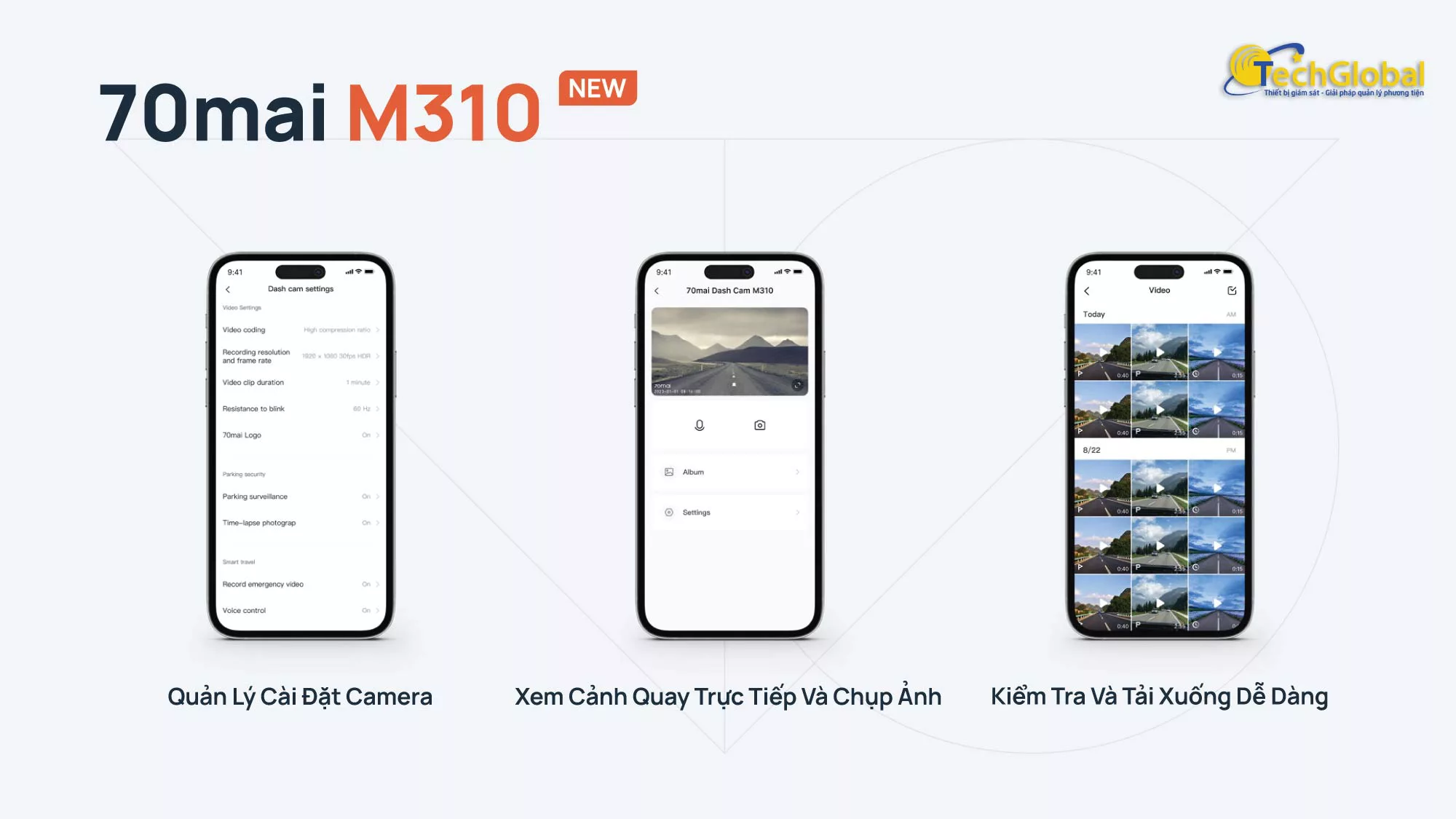 Cách kết nối camera Xiaomi 70mai M310 với điện thoại