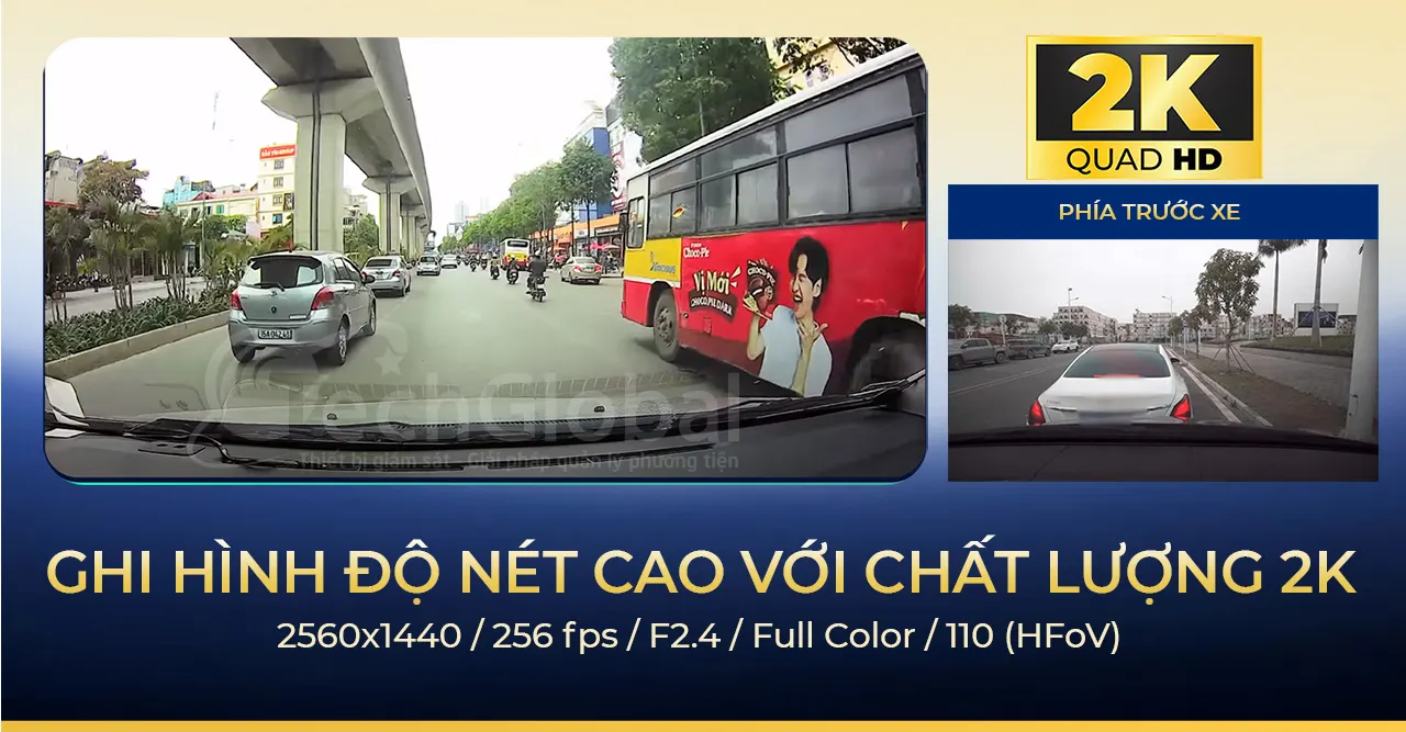 Camera Hành Trình Trực Tuyến 1 Kênh JC182 Ghi Hình 2K