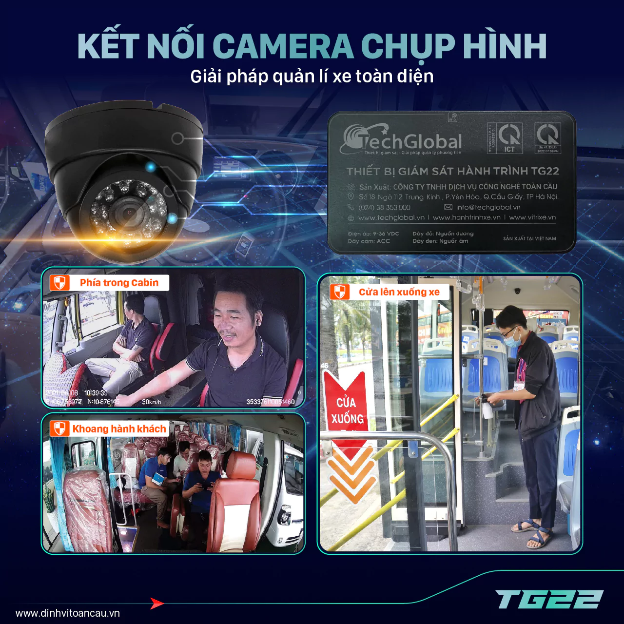 TG22 4G hỗ trợ kết nối camera chụp hình, camera nghị định 10