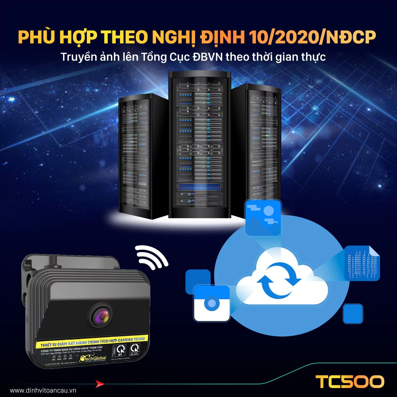 TC500 Với Tính Năng Đáp Ứng Nghị Định 10/2020