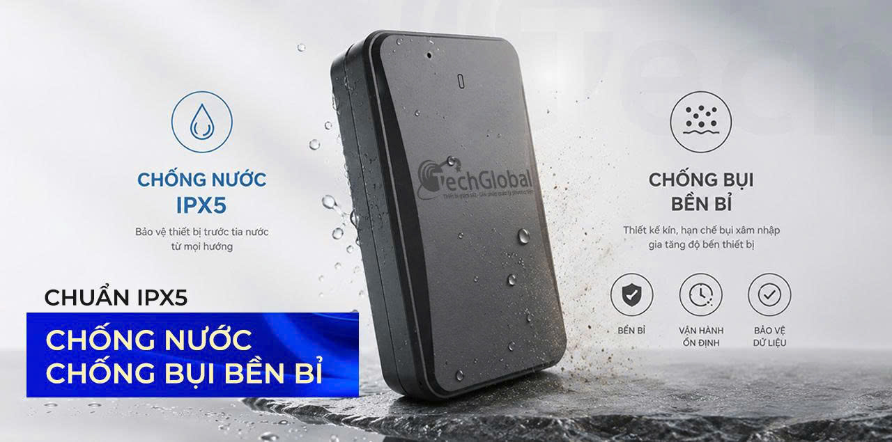 AT4-4G IPX5 chống bụi chống nước bền bỉ