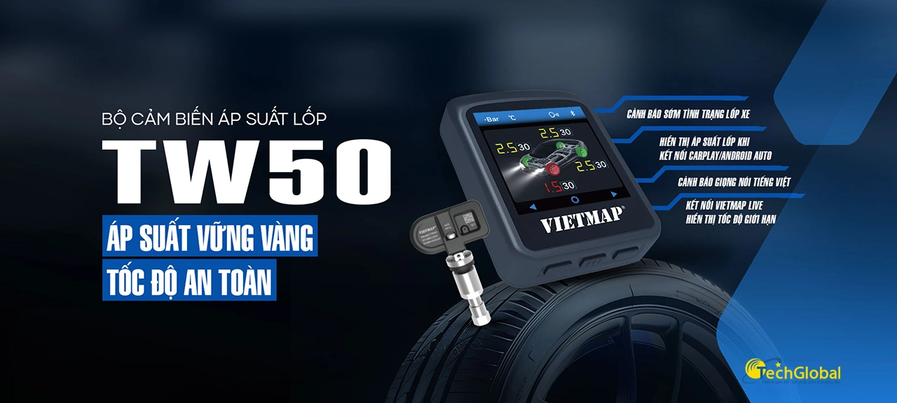 Cảm biến áp suất lốp Vietmap TW50