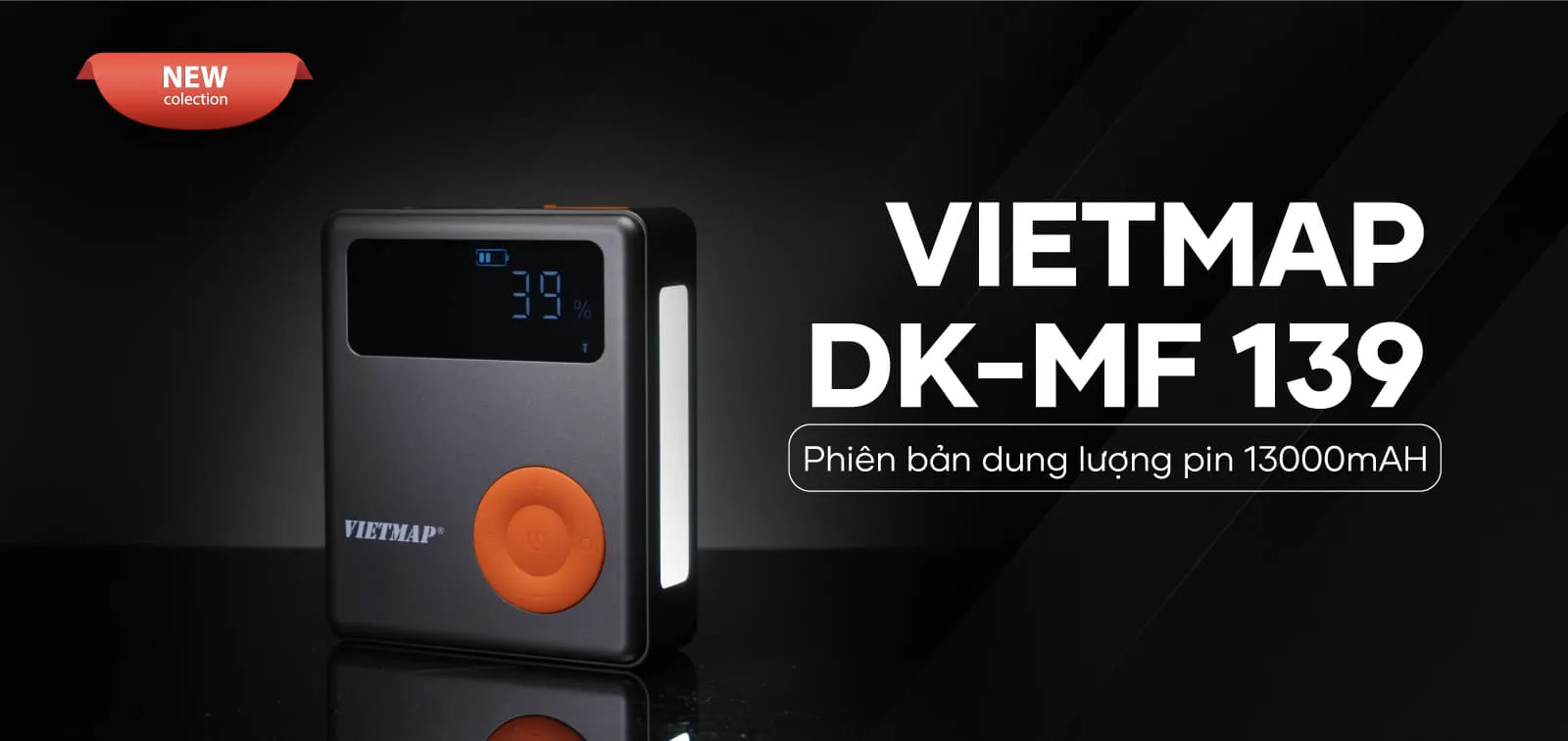 BƠM LỐP KÍCH BÌNH VIETMAP DK-MF139 Với hai phiên bản pin 8000mAh và 13000mAh