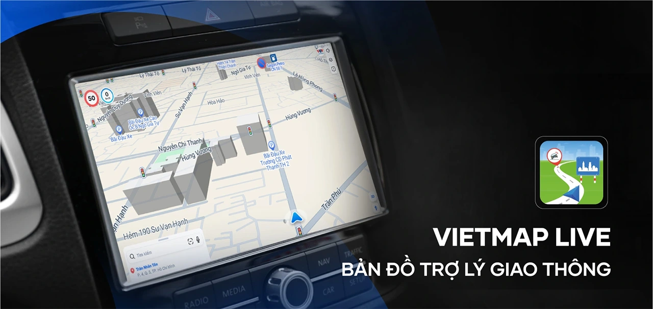 BS10 Lite với Bản Đồ Trợ Lý Giao Thông Vietmap Live