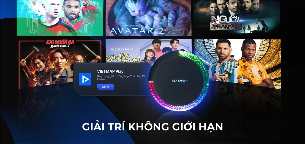 Hòa Mình Vào Thế Giới Giải Trí Với Vietmap Play Trên Vietmap BS10 Lite