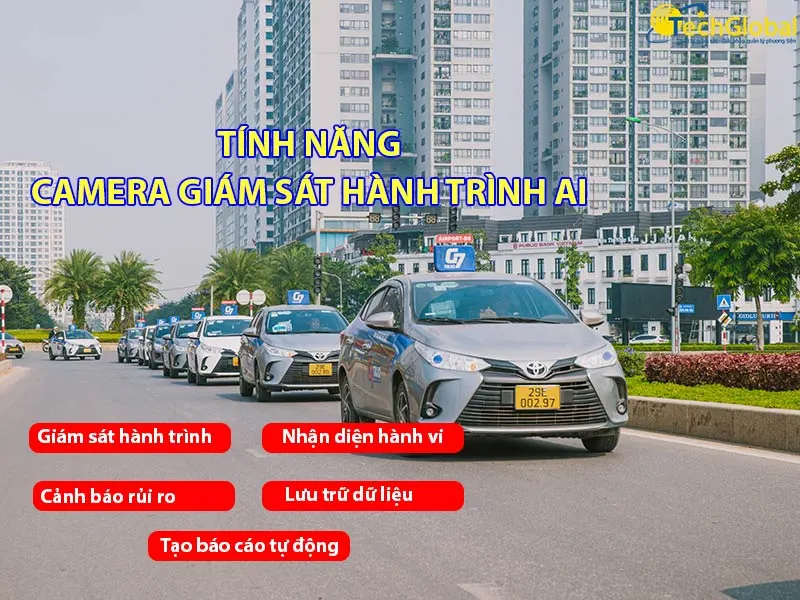 Các tính năng của camera giám sát hành trình AI