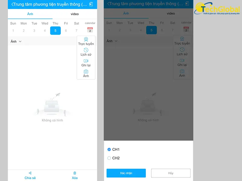 Cách xem video trực tuyến trên JC261p
