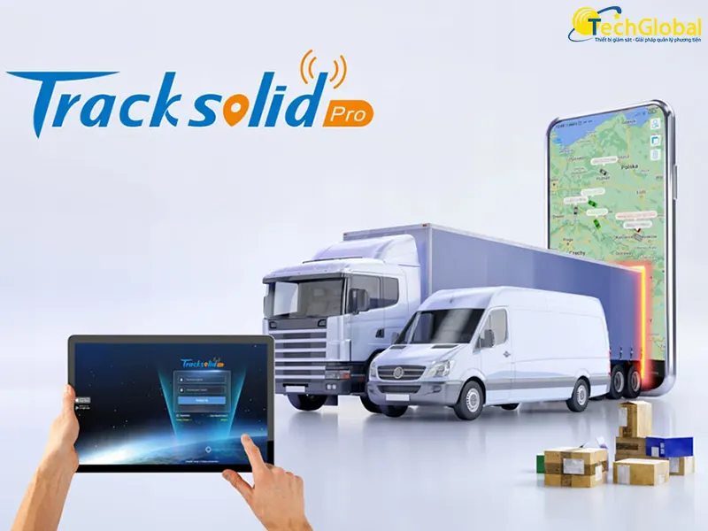 App Tracksolid Pro để quản lý camera JC261p trên máy tính và điện thoại
