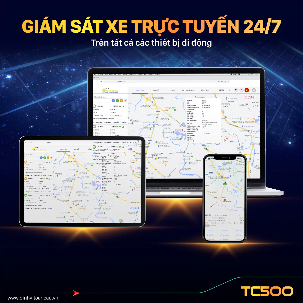 Giám Sát Xe Theo Thời Gian Thực