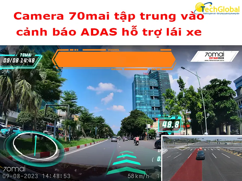 Camera hành trình 70mai tập trung vào công nghệ ADAS