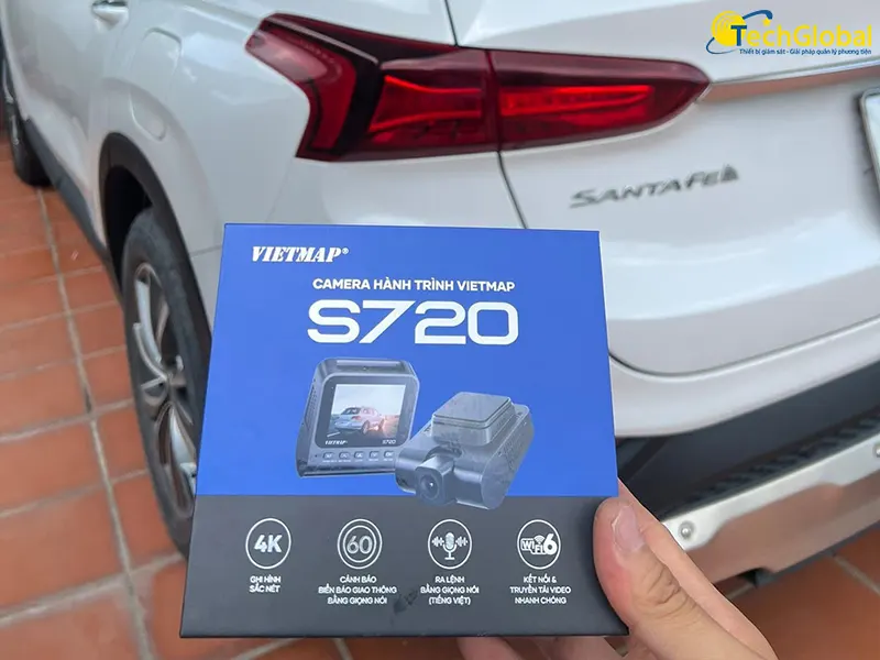 Camera hành trình 2 mắt trước sau Vietmap S720