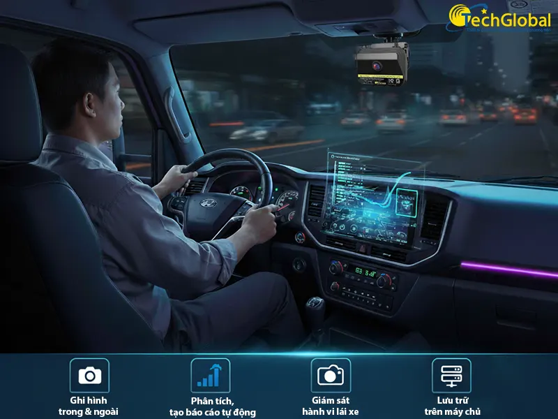 Camera giám sát hành trình tích hợp AI là gì