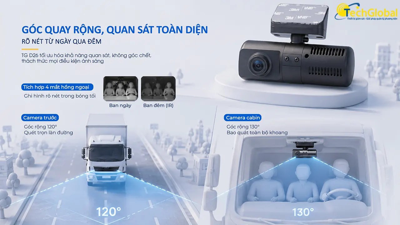 TG D26 có góc quay rộng