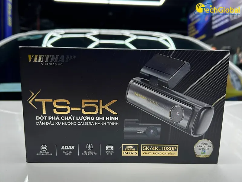 Camera hành trình hai mắt chính hãng Vietmap TS‑5K