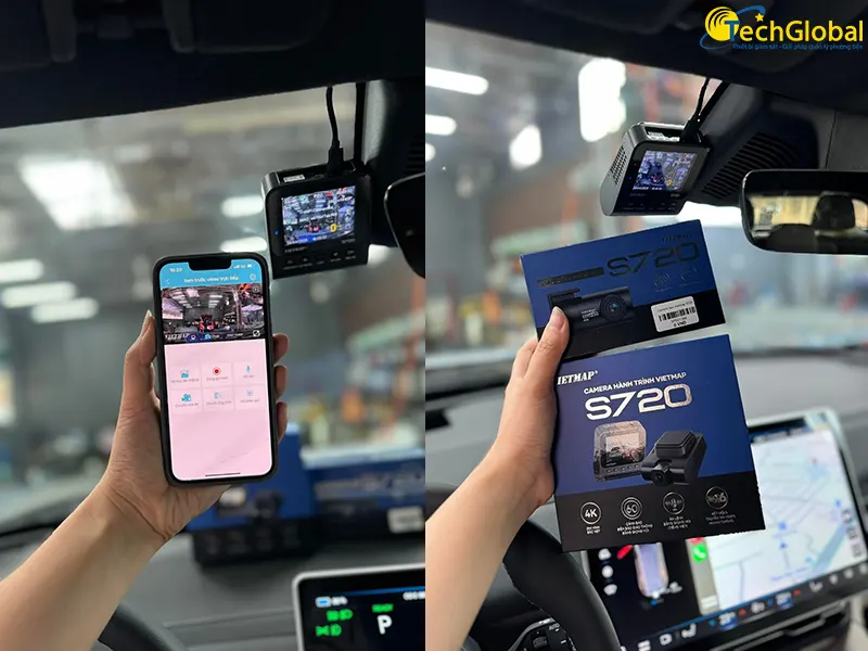 Camera hành trình 4K cho ô tô Vietmap S720