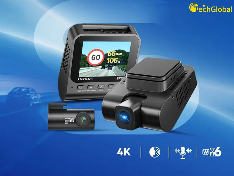Camera hành trình cảnh báo biển giao thông Vietmap S720