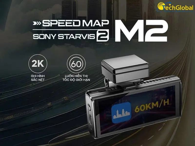Camera hành trình có hiển thị tốc độ VietMap SpeedMap M2